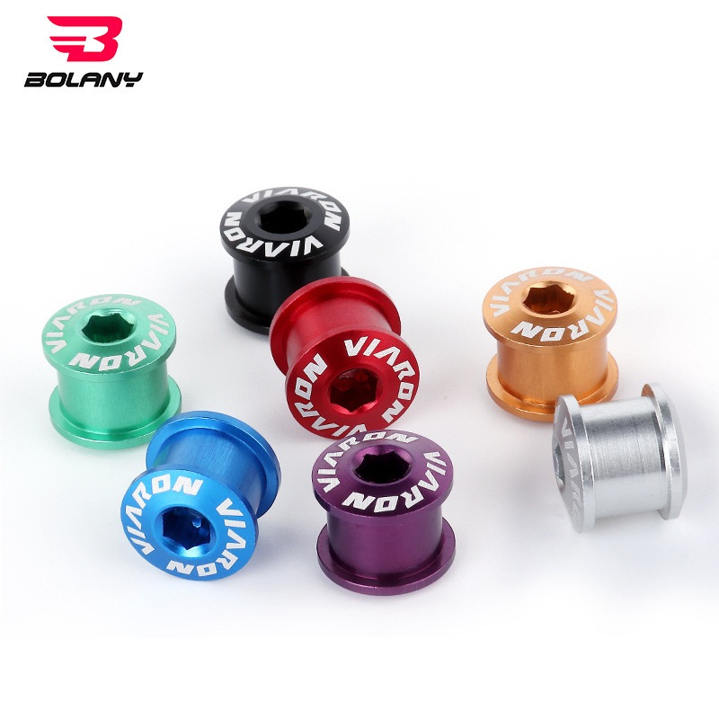 โบลานี่ จักรยานเสือภูเขาสกรูดิสก์เบรกหน้า 8.65 มม., 10.21 มม.,แผ่นเดียว,ดิสก์คู่,เหมาะสําหรับจักรยานเสือภูเขาพับ (5 ชิ้นแพ็ค)