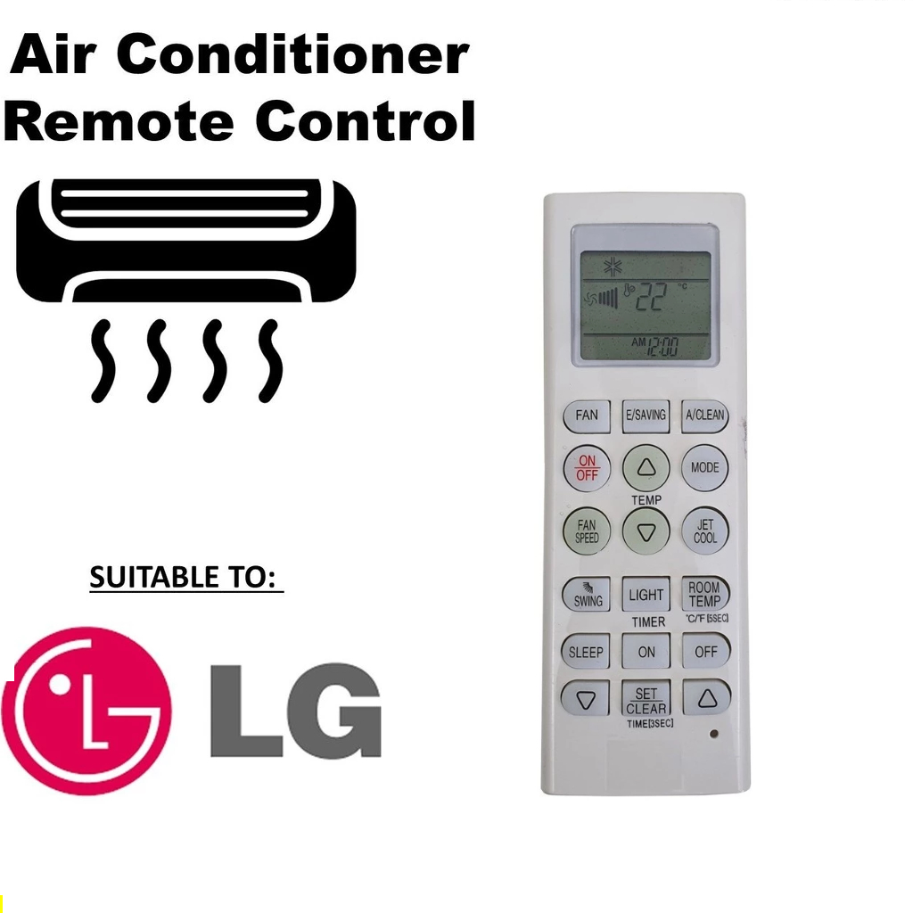 Universal LG Air Cond Aircond รีโมทคอนโทรล LG Air Cond Aircond รีโมทคอนโทรลเปลี่ยน LG-2304