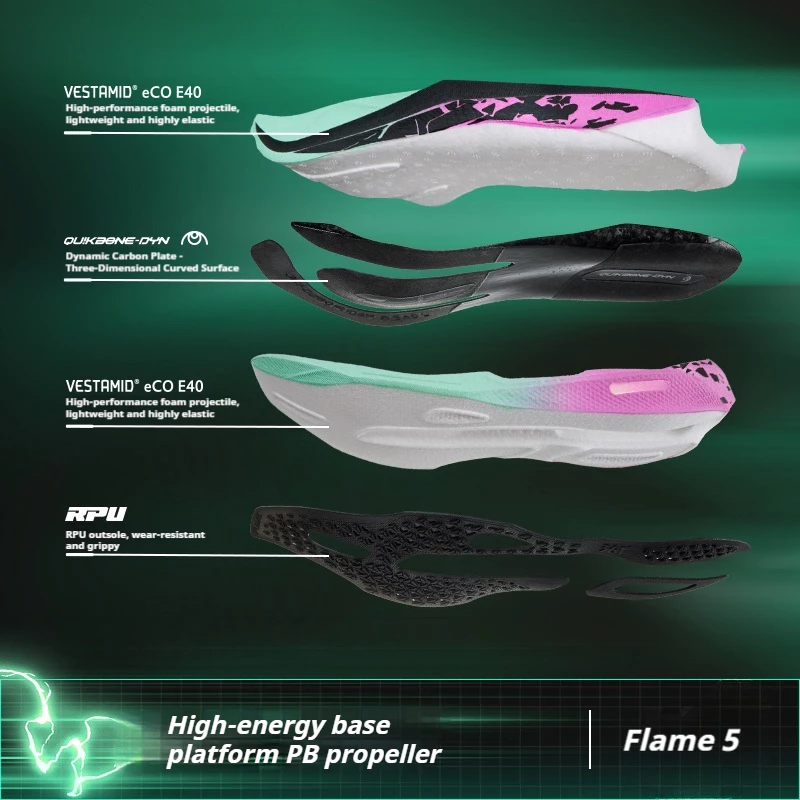 361 Degrees Flame 5.0 รองเท้าวิ่ง Marathon Racing ชาย/หญิง 672612213 thumbnail 4