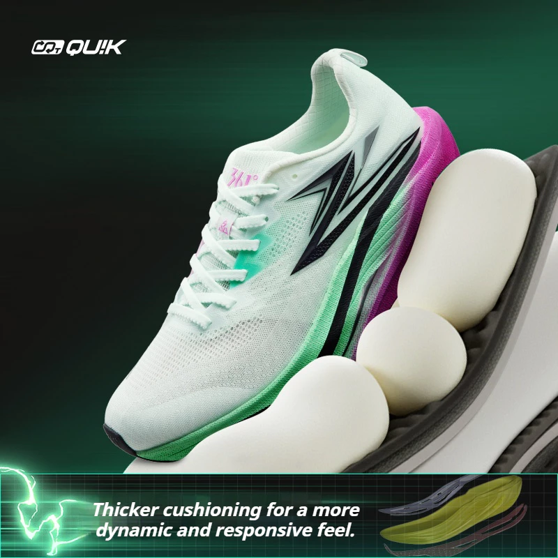 361 Degrees Flame 5 Mix Running Shoes Carbon Plate Lightweight Breathable Marathon thumbnail 4