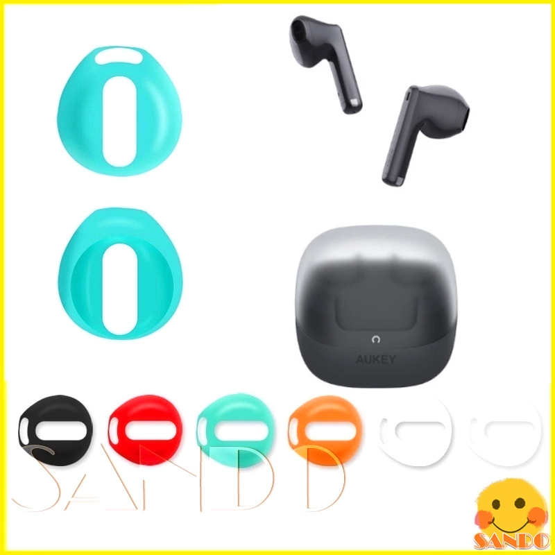 🔥ลาย AUKEY EP-M4  เคส AUKEY EP-M4  เคสหูฟังบลูทูธไร้สาย ซิลิโคนนิ่ม AUKEY EP-M4 eartips cover AUKEY EP-M4 หูฟังแบบครอบหูปลอกซิลิโคนกันลื่น