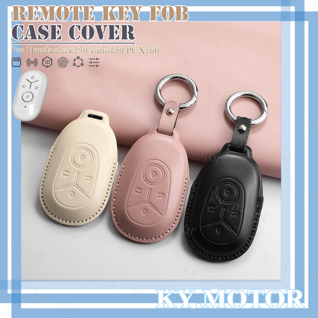 สําหรับ Geely EX2 สมาร์ทคีย์ Fob กรณีเชลล์ Proton e:MAS 5 PU หนัง Handcraft รถ Key Case Protector