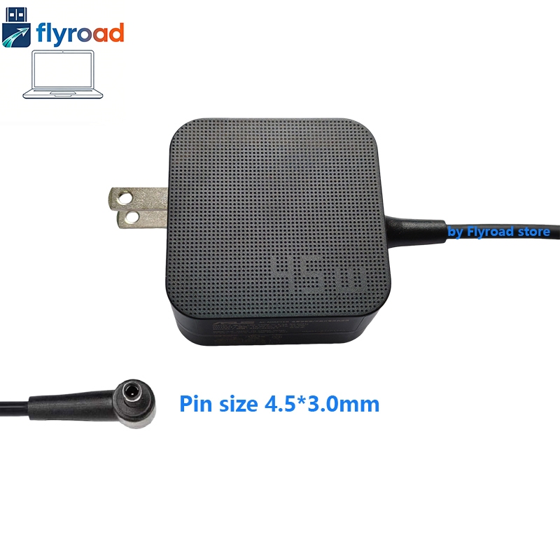 19V 2.37A อะแดปเตอร์ 45W 4.5*3.0 มม.สําหรับ ASUS Vivobook Go 14 E1404F E1404FA โน้ตบุ๊ค PC Charger p