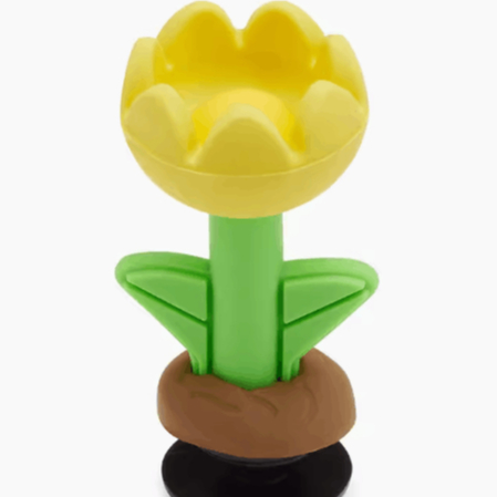 2026 สไตล์ใหม่รองเท้าดอกไม้สามมิติ 3D หมีทิวลิปเป็ดน้อยสีเหลือง drew Series เครื่องประดับผึ้งสไตล์ใหม่ Zhibixing - รูปที่ 6