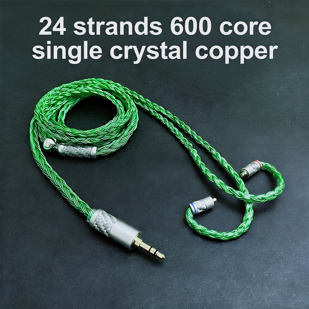 FENGRU Squama 600 Core 24 Strand OCC Silver Plated 2Pin 0.78 MMCX QDC A2DC TFZ IE900 หูฟังอัพเกรดสาย