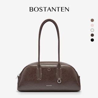 BOSTANTEN Side Trunk Bag กระเป๋าสะพายไหล่สไตล์เรโทรสำหรับผู้…