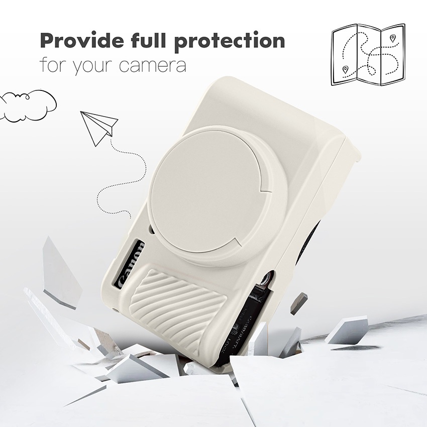 ฝาครอบซิลิโคนสําหรับกล้อง Canon SX740HS SX730HS