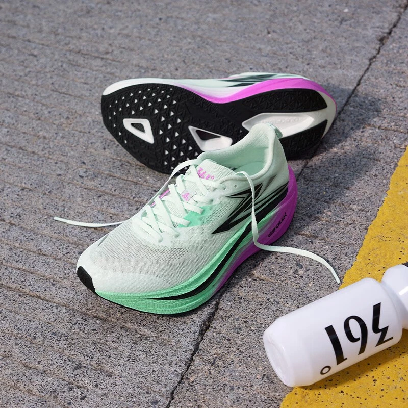 361 Degrees Flame 5 Mix Running Shoes Carbon Plate Lightweight Breathable Marathon thumbnail 6