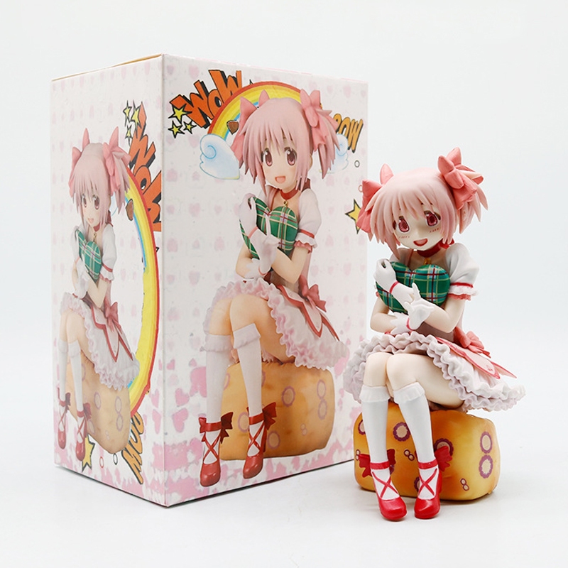 14-22ซม.การ์ตูนPuella Magi Madoka MagicaอะนิเมะรูปKaname Madoka Incubator QBรูปปั้นPVC Action Figuresเดสก์ท็อปตกแต่งตุ๊กตาของเล่น