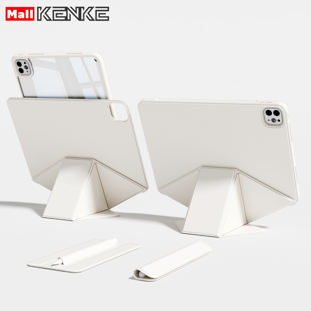 เคส iPad KENKE 360° 2 ใน 1 หมุนได้ถอดออกได้ เคสแม่เหล็ก สำหรับ iPad M4 Pro ขนาด 11 นิ้ว 2024 Air ขนา