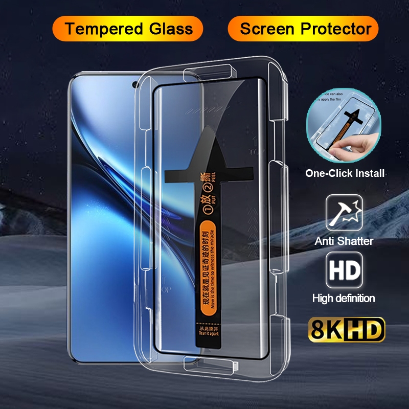 สําหรับVivo X200 Ultra Full CoverageกระจกนิรภัยสําหรับVivo X200 Pro X100S X100 X90 X90S X80 X70 X60 