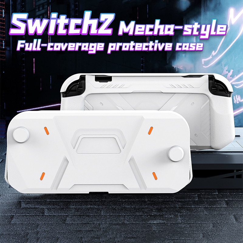 เคส TPU Mecha Nintendo Switch 2 360° กันรอยขีดข่วน ทนสึก พร้อมฝาครอบ