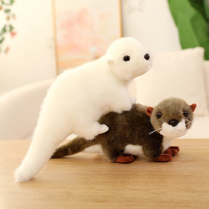 ของเล่นตุ๊กตา Silly Prone Otter น่ารัก Sea Otter ตุ๊กตาของเล่น