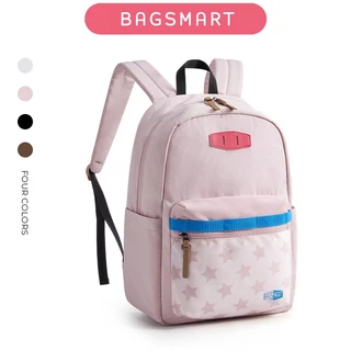 BAGSMART กระเป๋าเป้สะพายหลังคลาสสิก Unisex กันน้ํา School Bookbag 14–15 นิ้วแล็ปท็อปกระเป๋าเป้สะพายหลังสําหรับการเดินทางทุกวันกลางแจ้ง College