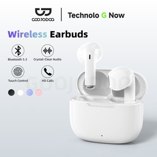 GOOJODOQ Bluetooth Headphones 5.3 Stable Connection Immersive Audio Experience Low Latency Audio-Video Sync J237