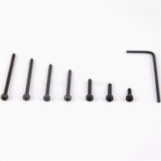 Home-Made เกรด 12.9 สีดําสูง Extra Hard Tamiya 15454 สไตล์เดียวกันซ็อกเก็ตหกเหลี่ยมครึ่งเกลียว/สกรูเ