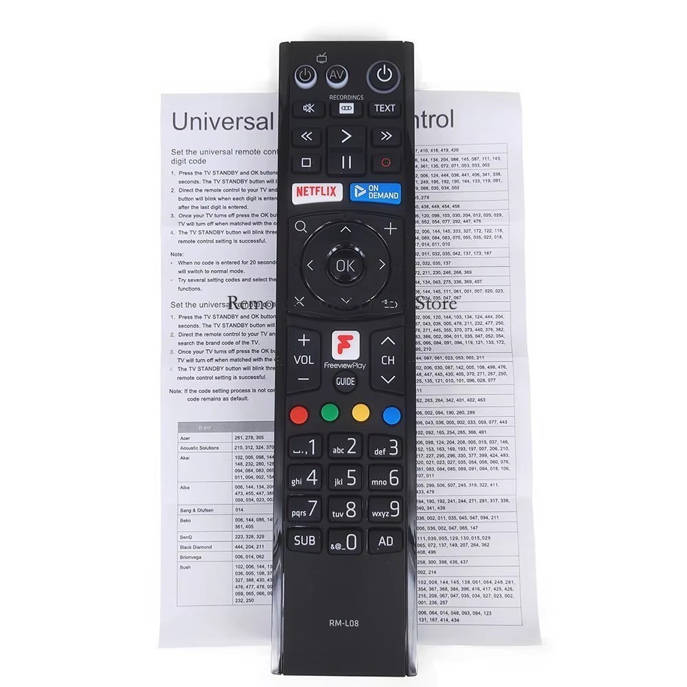 RM-L08 เหมาะสําหรับ HUMAX Universal TV รีโมทคอนโทรลอินฟราเรด FVP-5000T FVP-4,000T