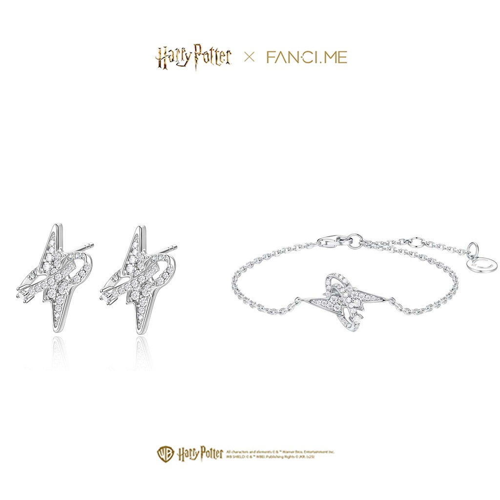FANCIME x Harry Potter Patronus Mark Sliver ต่างหู (เสมอ)