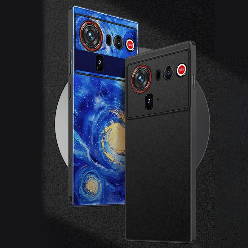 สําหรับ Nubia Z80 Ultra กรณี Z80Ultra หนังธรรมดาปกหลังสําหรับ Nubia Z 80 Ultra มังสวิรัติกรณี