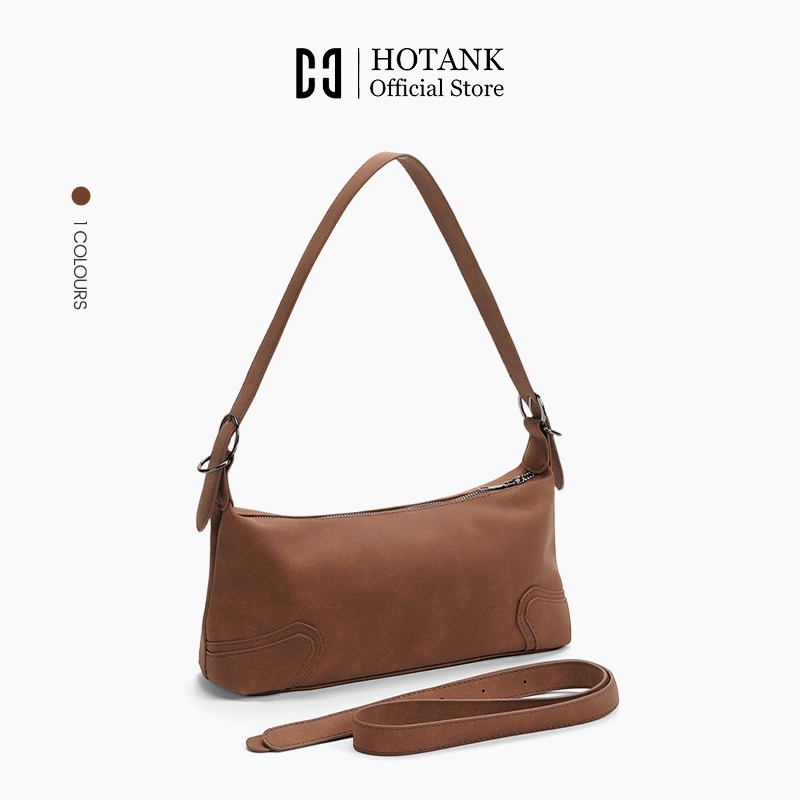 【HOTANK】กระเป๋าสะพายแฟชั่น หนัง pu crossbody bag กระเป๋าสะพายข้างผู้หญิง กระเป๋าสะพายข้างหนัง