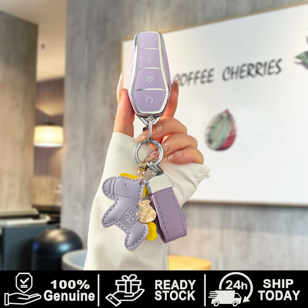 ฝาครอบกุญแจสําหรับ BYD Seal5,Atto2, Atto3,Sealion 6, BYD M6