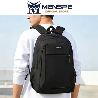 MENSPE กระเป๋าเป้สะพายหลังแฟชั่นสำหรับผู้ชาย กระเป๋าเป้พกพาสำหรับแล็ปท็อป ทำจากผ้าอ็อกซ์ฟอร์ดกันน้ำ เหมาะสำหรับนักธุรกิจ นักศึกษา และการเดินทางไปทำงาน