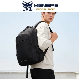 MENSPE กระเป๋าเป้สะพายหลังแฟชั่นสำหรับผู้ชาย กระเป๋าเป้พกพาสำหรับแล็ปท็อป ทำจากผ้าอ็อกซ์ฟอร์ดกันน้ำ เหมาะสำหรับนักธุรกิจ นักศึกษา และการเดินทางไปทำงาน