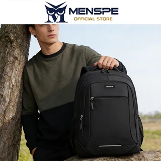 MENSPE กระเป๋าเป้สะพายหลังแฟชั่นสำหรับผู้ชาย กระเป๋าเป้พกพาสำหรับแล็ปท็อป ทำจากผ้าอ็อกซ์ฟอร์ดกันน้ำ เหมาะสำหรับนักธุรกิจ นักศึกษา และการเดินทางไปทำงาน
