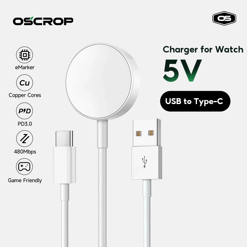 เครื่องชาร์จไร้สาย Type C เหมาะสําหรับ i (นาฬิกา) 7 SE 6 5 4 3 2 Series 45/44/42 มม. 41 มม. 40 มม. USB Type-C