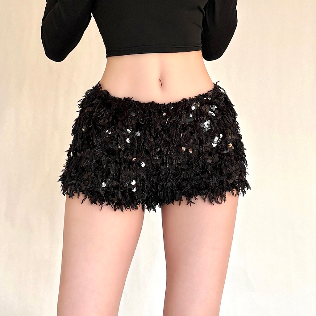 กางเกงแฟชั่น halter สำหรับฤดูร้อนแบบเกาหลี ดีไซน์โชว์สะโพก เพิ่มความสูงและเพรียวได้