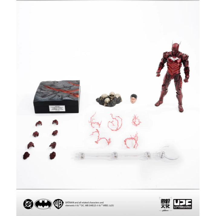 LPZZ การดึงดูดใจคุณภาพสูง - Yuanye Culture Dark Night: โลหะ Red Death Action Figure