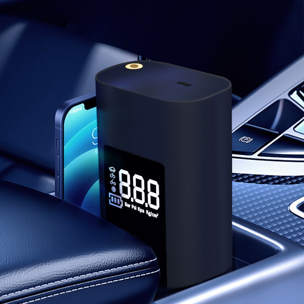✨ Elizabeth1 ✨ เครื่องเติมลมยางไฟฟ้าเครื่องวัดความดันดิจิตอลไร้สาย Tyre Inflator จอแสดงผล LCD - รูปที่ 2