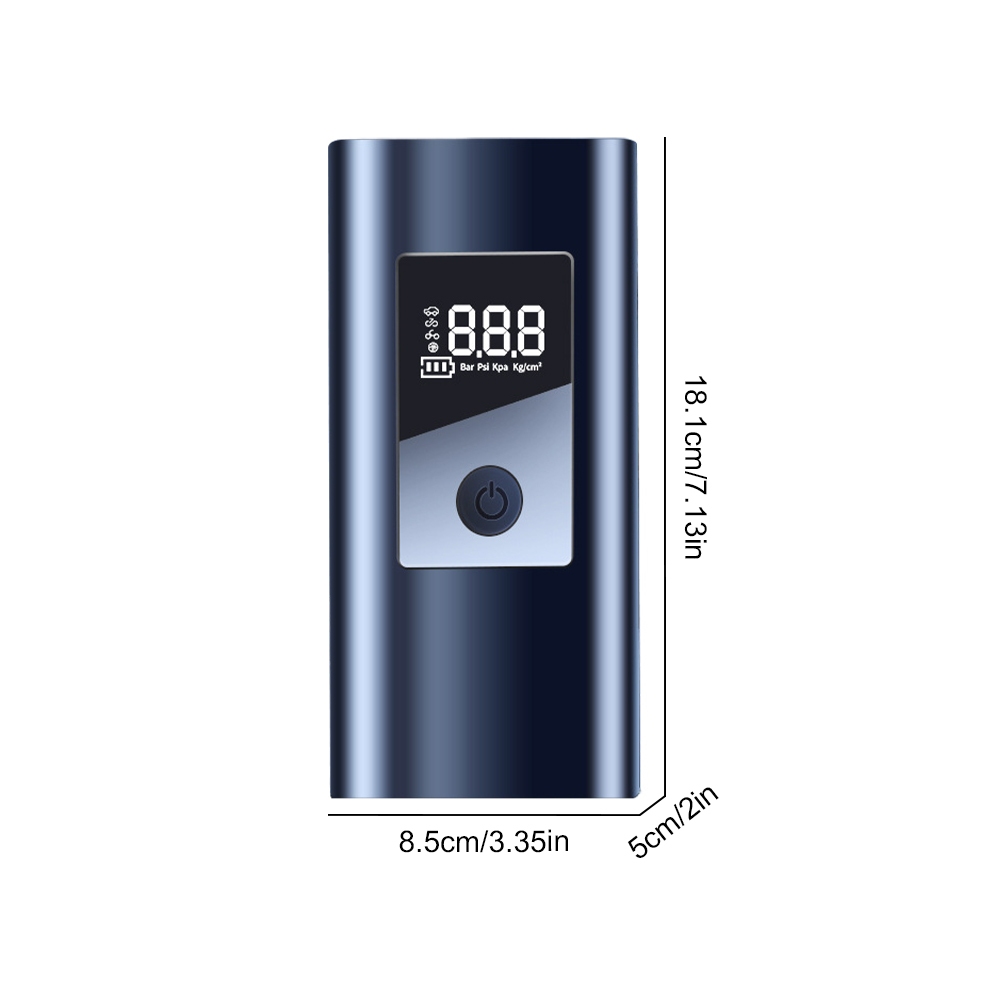 ✨ Elizabeth1 ✨ เครื่องเติมลมยางไฟฟ้าเครื่องวัดความดันดิจิตอลไร้สาย Tyre Inflator จอแสดงผล LCD - รูปที่ 7
