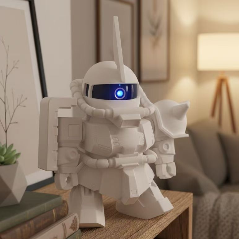 เคสกล้องอัจฉริยะ Zaku พิมพ์ 3D เข้ากันได้กับกล้องวงจรปิด Xiaomi CCTV