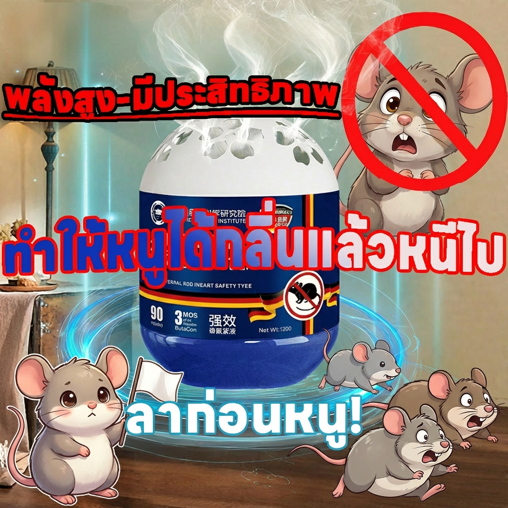 ในบ้านไม่มีหนูอีกต่อไป ANAN ไล่หนู ยาไล่หนู เจลไล่หนู กำจัดหนู 150g ผลิตจากธรรมชาติ ปลอดภัยต่อคนและสัตว์เลี้ยง