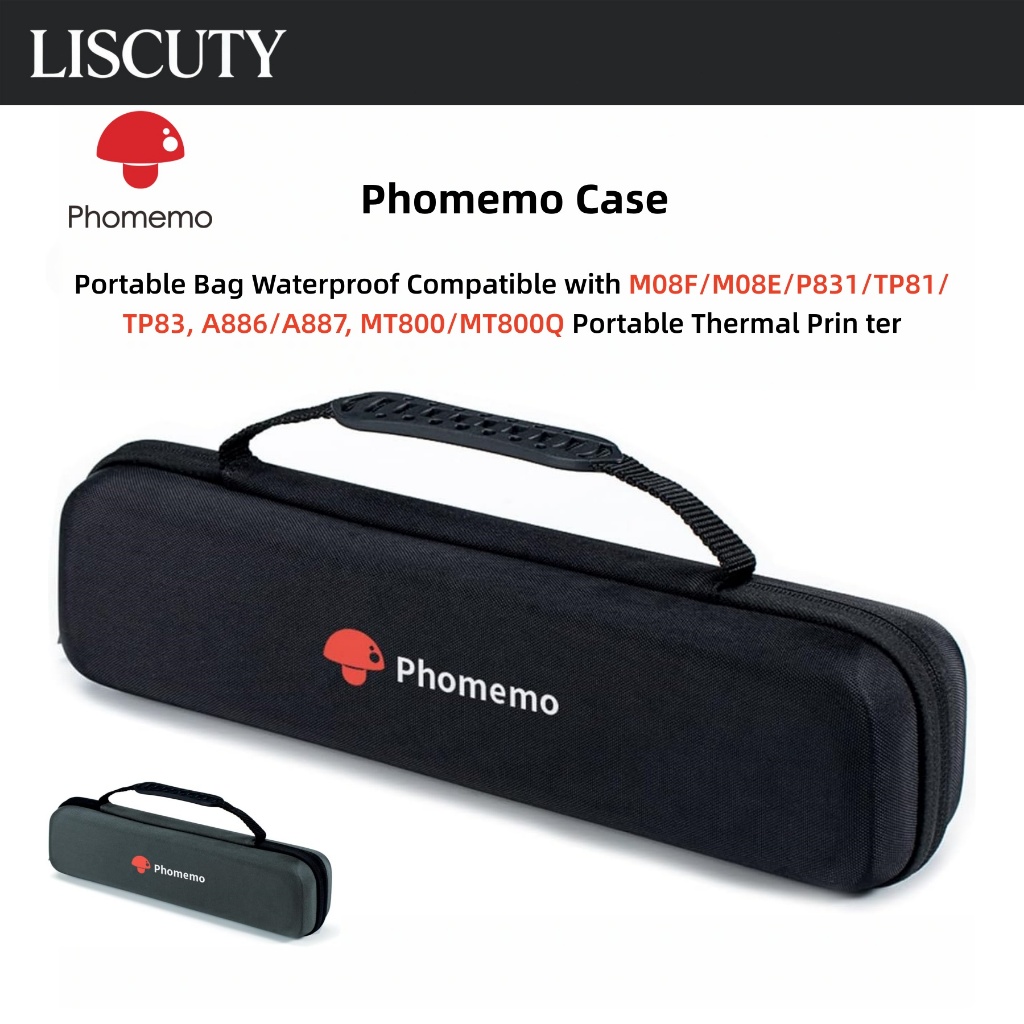 [Free Shipping] เคส Phomemo กระเป๋าพกพากันน้ํา ใช้ได้กับ P831/M08F/M08E/TP81/TP83/A886/A887/2285M/A8