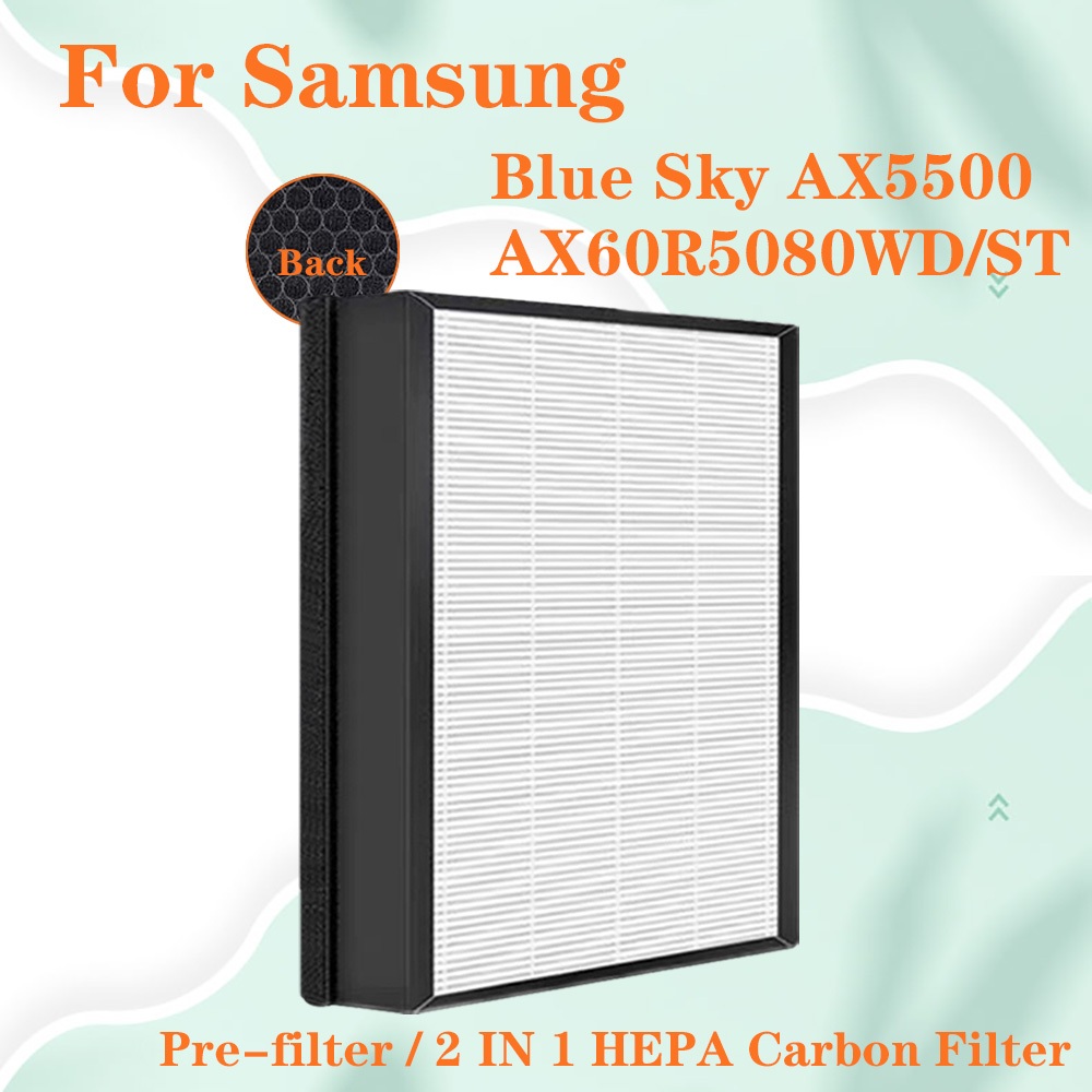 สําหรับ Samsung BLUE SKY AX5500 AX60R5080WD/ST AX60R5080WD เครื่องฟอกอากาศ CFX-D100/GB เปลี่ยน 2 in 
