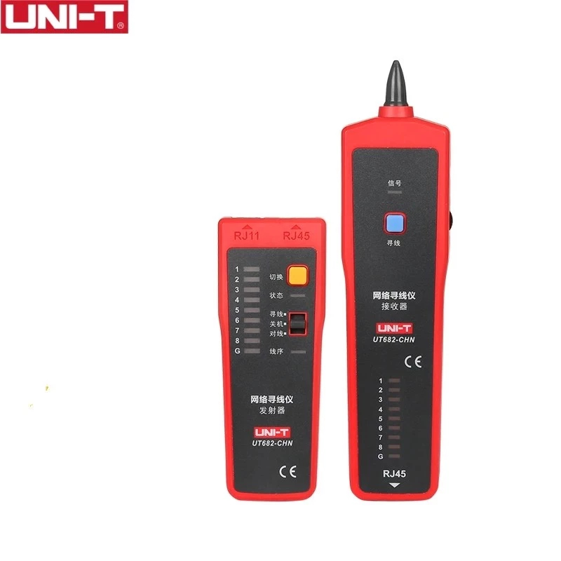 UNI-T UT682 - เวอร์ชันภาษาอังกฤษสายโทรศัพท์สายเคเบิลเครือข่ายสายติดตามสายไฟเครื่องทดสอบ Probe Tone L