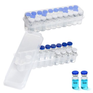 2-Pack Peptide Case สําหรับ Firdge, 3ML Vial Holder – 24-Com…