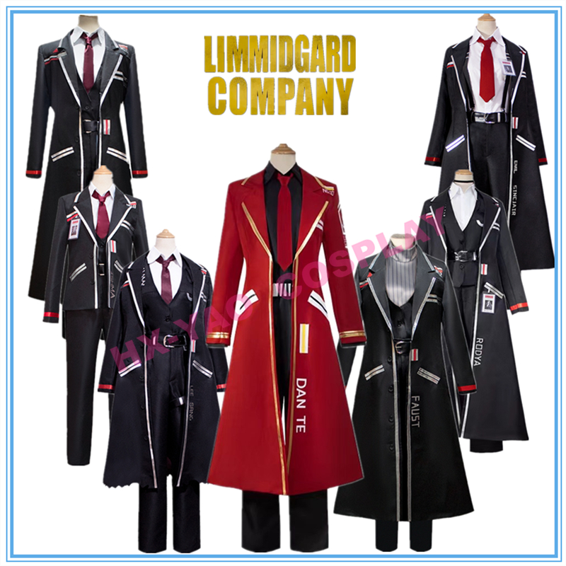 Limbus Company cosplay costumes Dante Yisang Sinclair Faust Ishmael Rodion Hong Lu เครื่องแต่งกายคอส