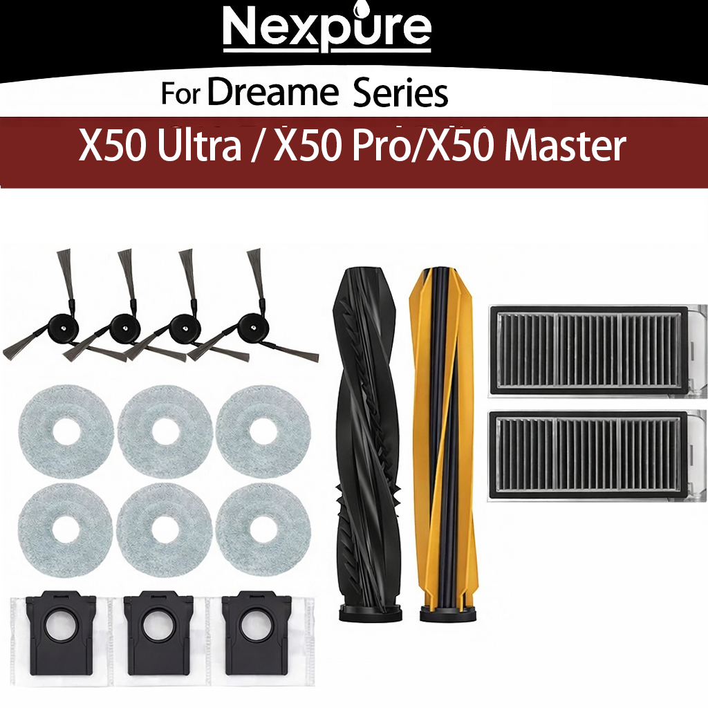 สําหรับ Dreame X50 Ultra / Dreame X50 Master /Dreame L50 Pro Ultra/หุ่นยนต์เครื่องดูดฝุ่นหลักแปรงด้า