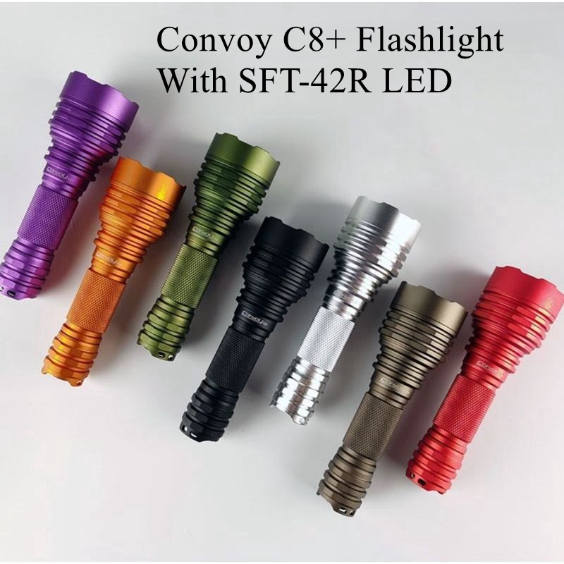 ไฟฉาย.Convoy C8+ สำหรับแคมป์ปิ้งและเดินป่า