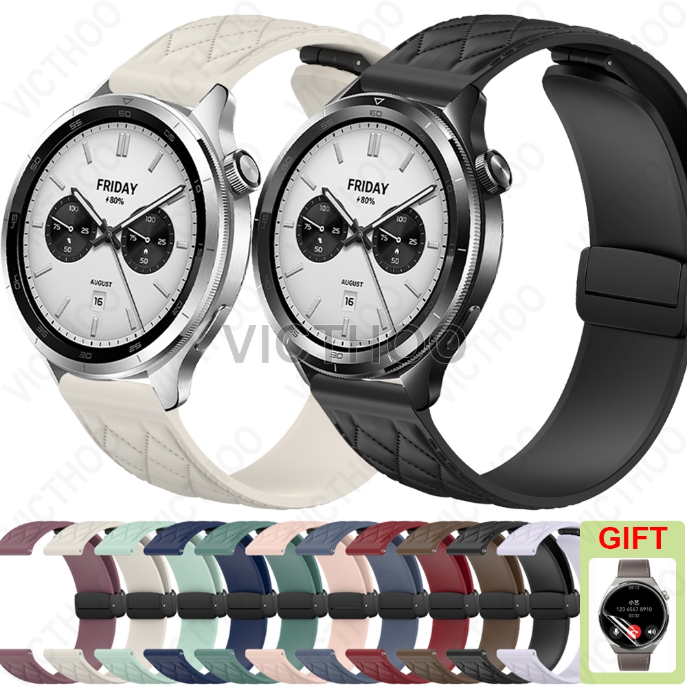สายรัดซิลิโคน Watchband อุปกรณ์เสริมสําหรับ Xiaomi Watch S4 41mm / S3 / 2 Pro / S1 Active / S1 Pro / Mi Watch Color