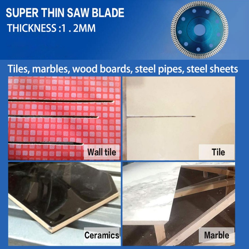ใบตัดกระเบื้อง 4.5 นิ้ว เทอร์โบเพชร แผ่นตัดกระเบื้อง 115mm สำหรับตัดกระเบื้อง หินอ่อน หินแกรนิต - รูปที่ 2