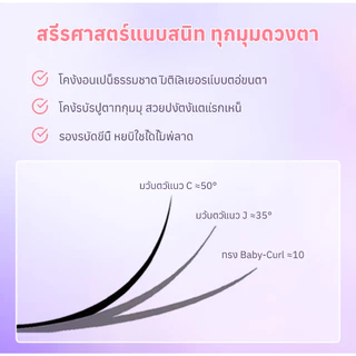 ซื้อ1แถม1 ขนตาปลอม Press On Lash ไม่ต้องใช้กาว ติดง่าย ธรรมชาติ 8 แบบให้เลือก Ellery-Alle