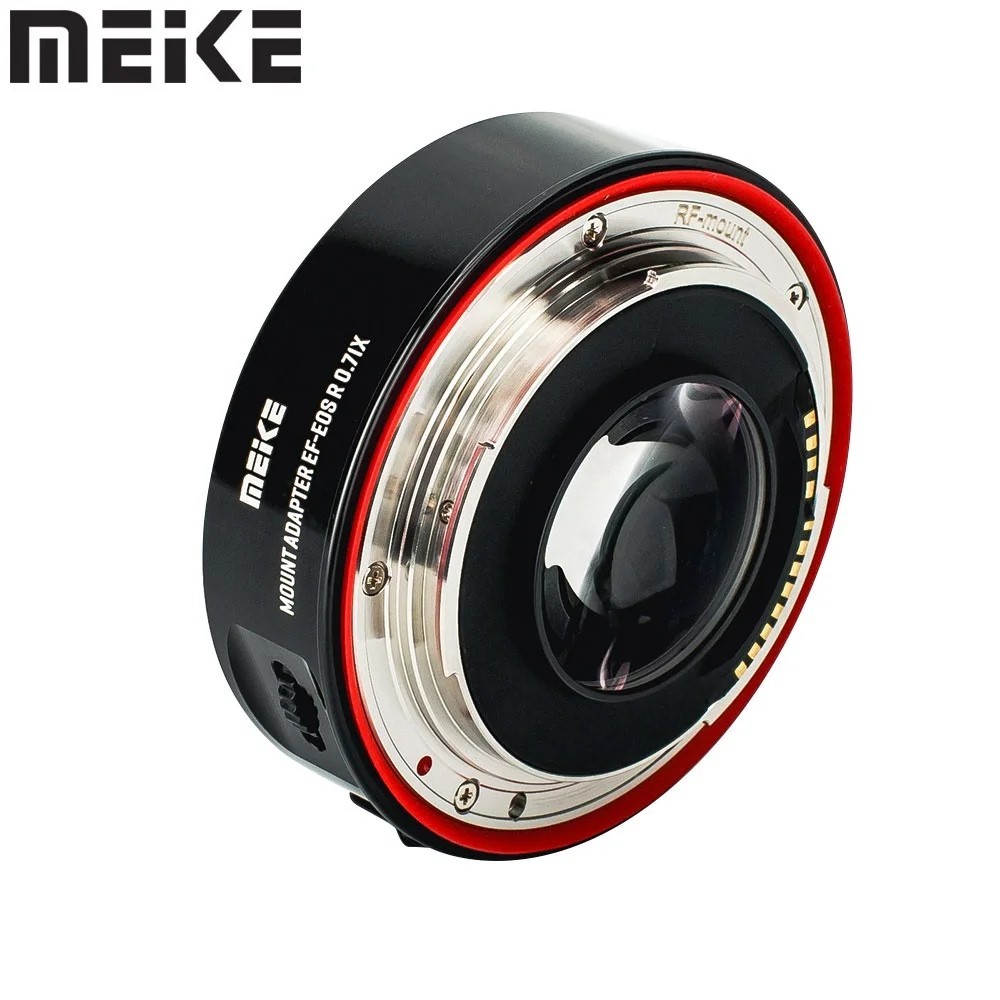 Meke EF-EOS R 0.71x ลดความเร็ว Booster Auto Focus เลนส์อะแดปเตอร์สําหรับ Canon EF Mount เลนส์ Canon 