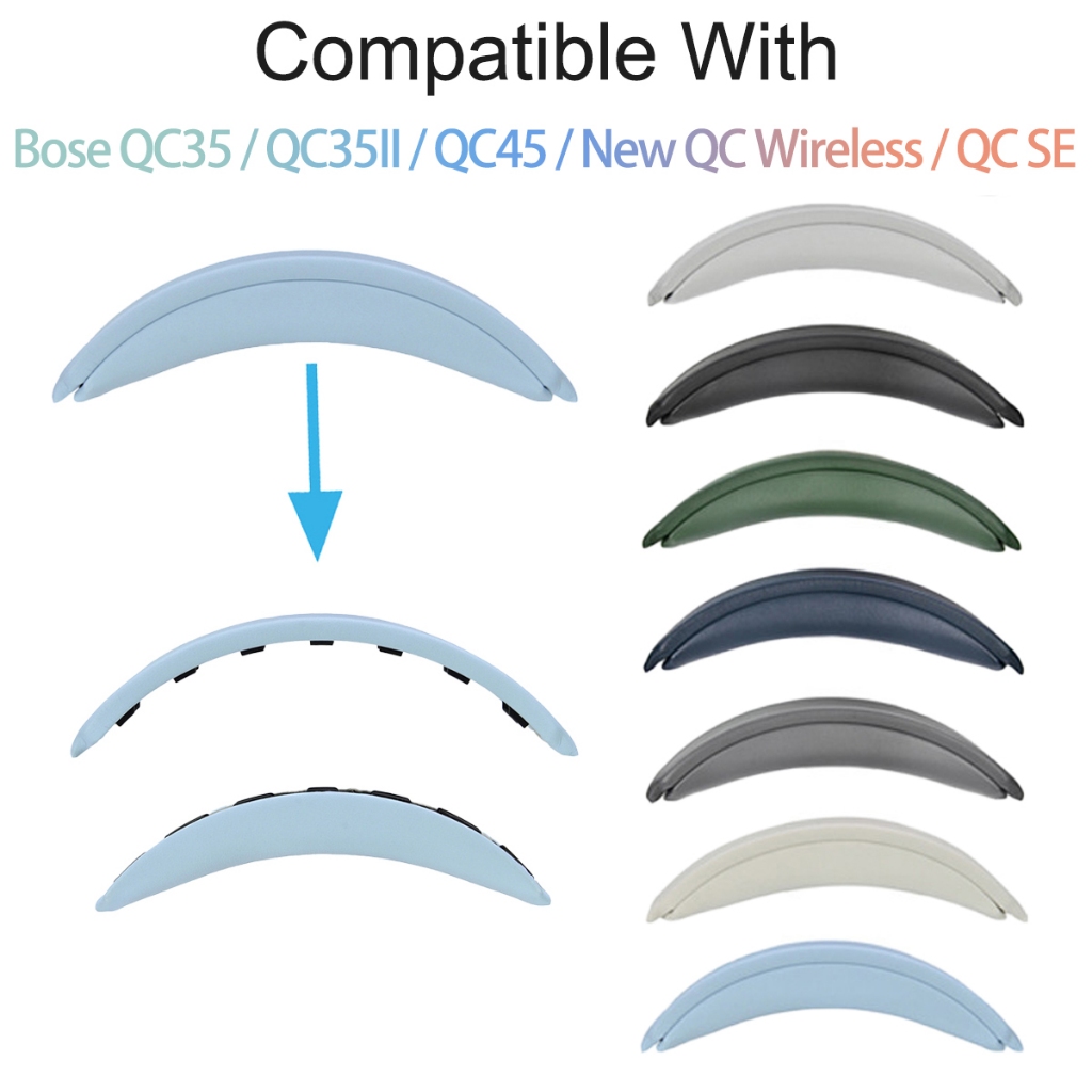 เปลี่ยนหูฟัง Head band Head Beam Cushion สําหรับ Bose QC45 QC35 QC35II/ใหม่ QC ไร้สาย/QC SE ชุดหูฟัง