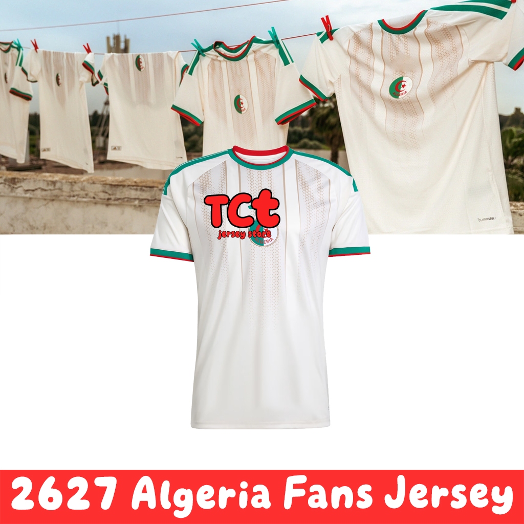 Tct 26/27 Algeria home away Third Top Quality Fans Version Football Jersey Soccer S-4XL Men Sports s