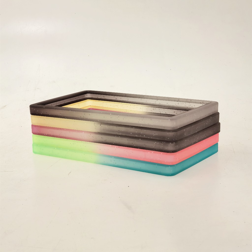 13.97 x 8.5 ซม. 2 ชิ้นสําหรับ PSA Graded การ์ด 35 PT Gradient สี Glitter Slab Guard TPU Slab Protector Graded Guard กันชน ราคา ถูกที่สุด ดีลบีเคเค แกลเลอรีภาพที่ 3
