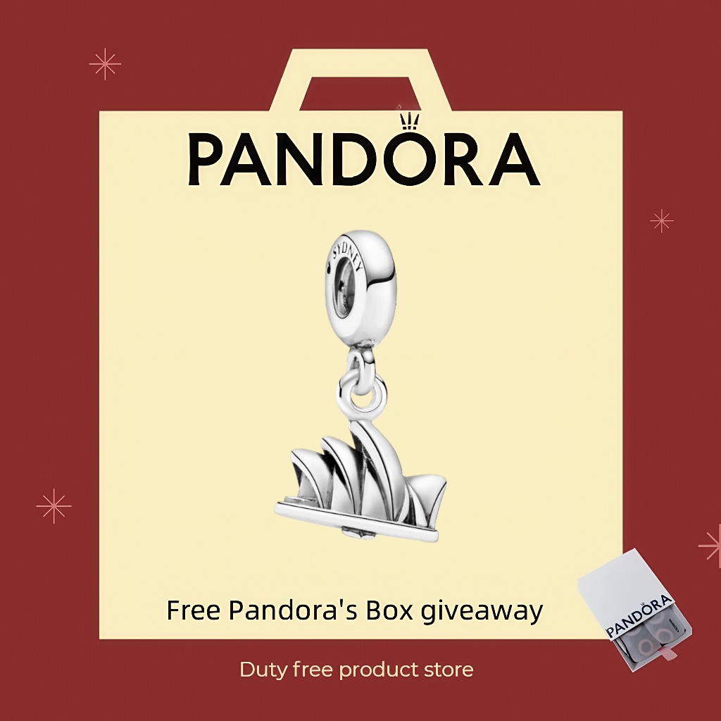 เครื่องประดับแพนโดร่านำเข้าจากเงิน 925 พร้อมเซ็ตของขวัญ Sydney Opera House หมายเลข 791175